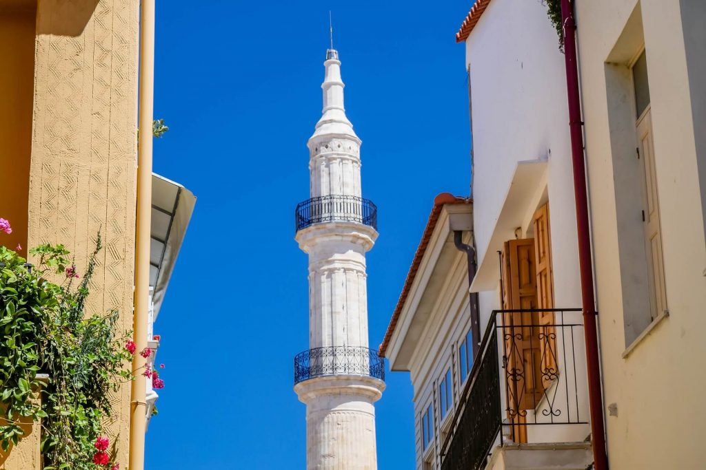 Neratze Mosque and Minaret Rethymno Crete Greece - allincrete.com