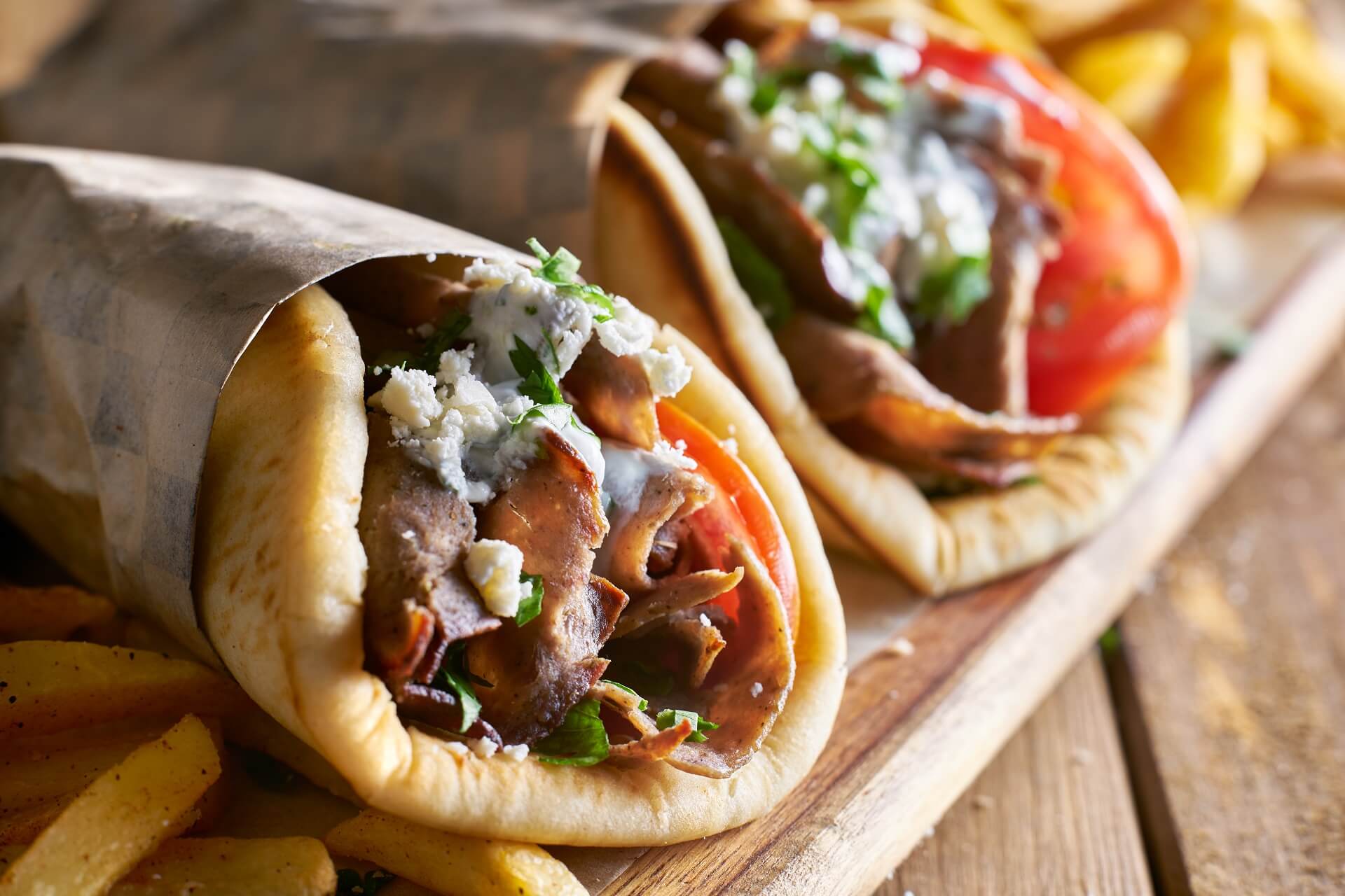 Traditional Greek Gyro