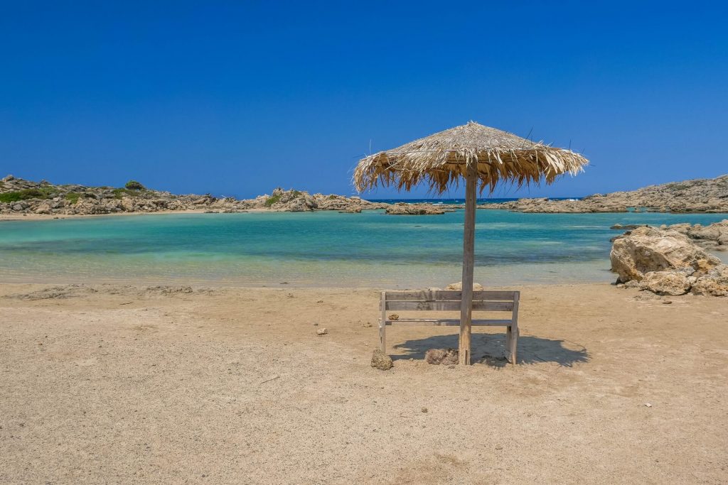 White Lake Beach Aspri Limni Chania Crete - allincrete.com