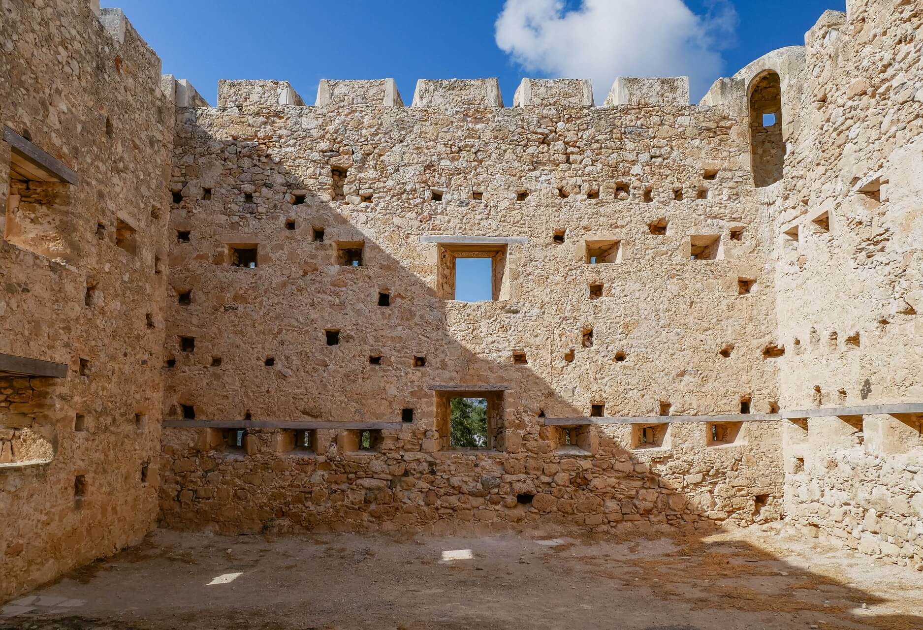 Kazarma Fortress in Lassithi, Greece