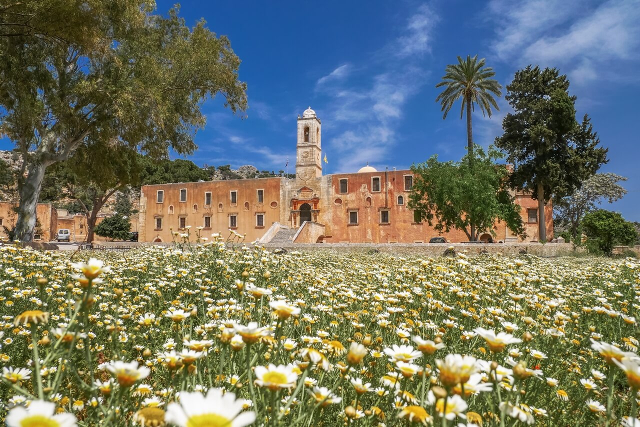 Agia Triada Holy Trinity Monastery Chania Crete - Copyright Allincrete.com