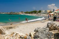 Platanias Beach and Harbour Chania Crete - Copyright George Galanakis Photography