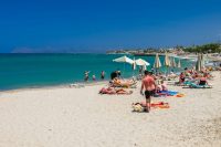 Platanias Beach and Harbour Chania Crete - Copyright George Galanakis Photography